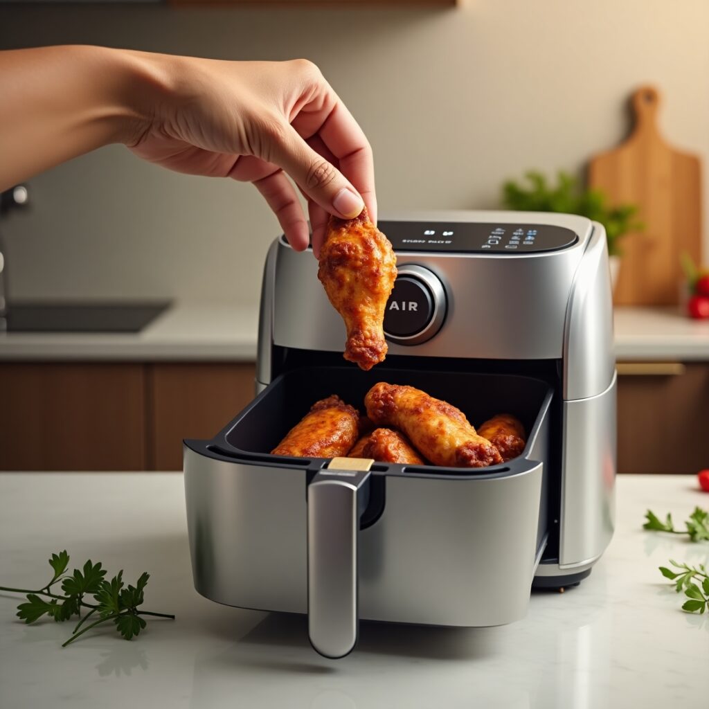 Healthy cooking options: crispy baked and air-fried food as a better alternative to deep frying
